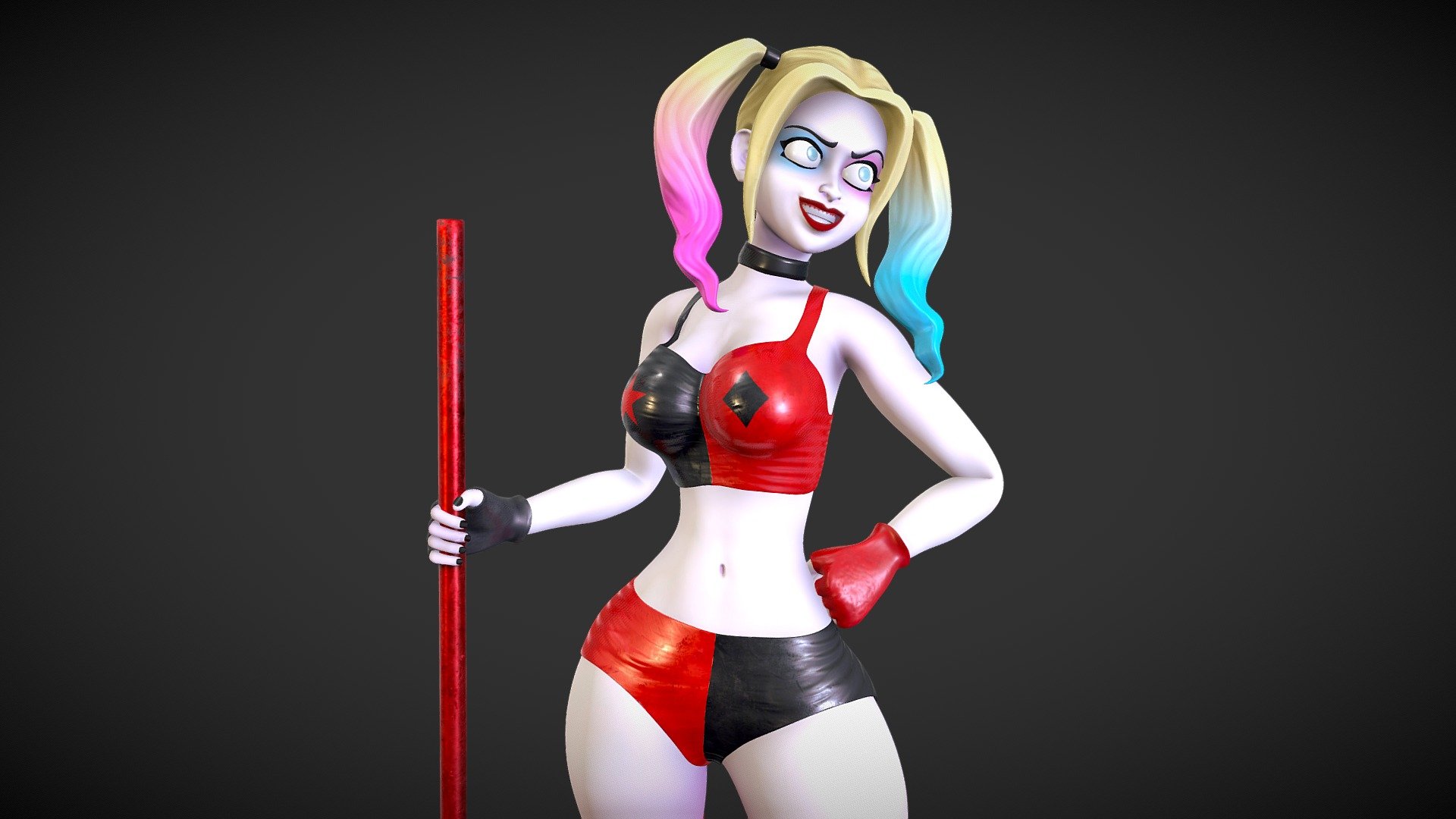 Model sculpted in Blender and textured in Substance Painter.

want to print? DM me on twitter - @Fell_TW - Harley Quinn from HBO Series - 3D model by Fell_TW (@fel_tw) 3d model