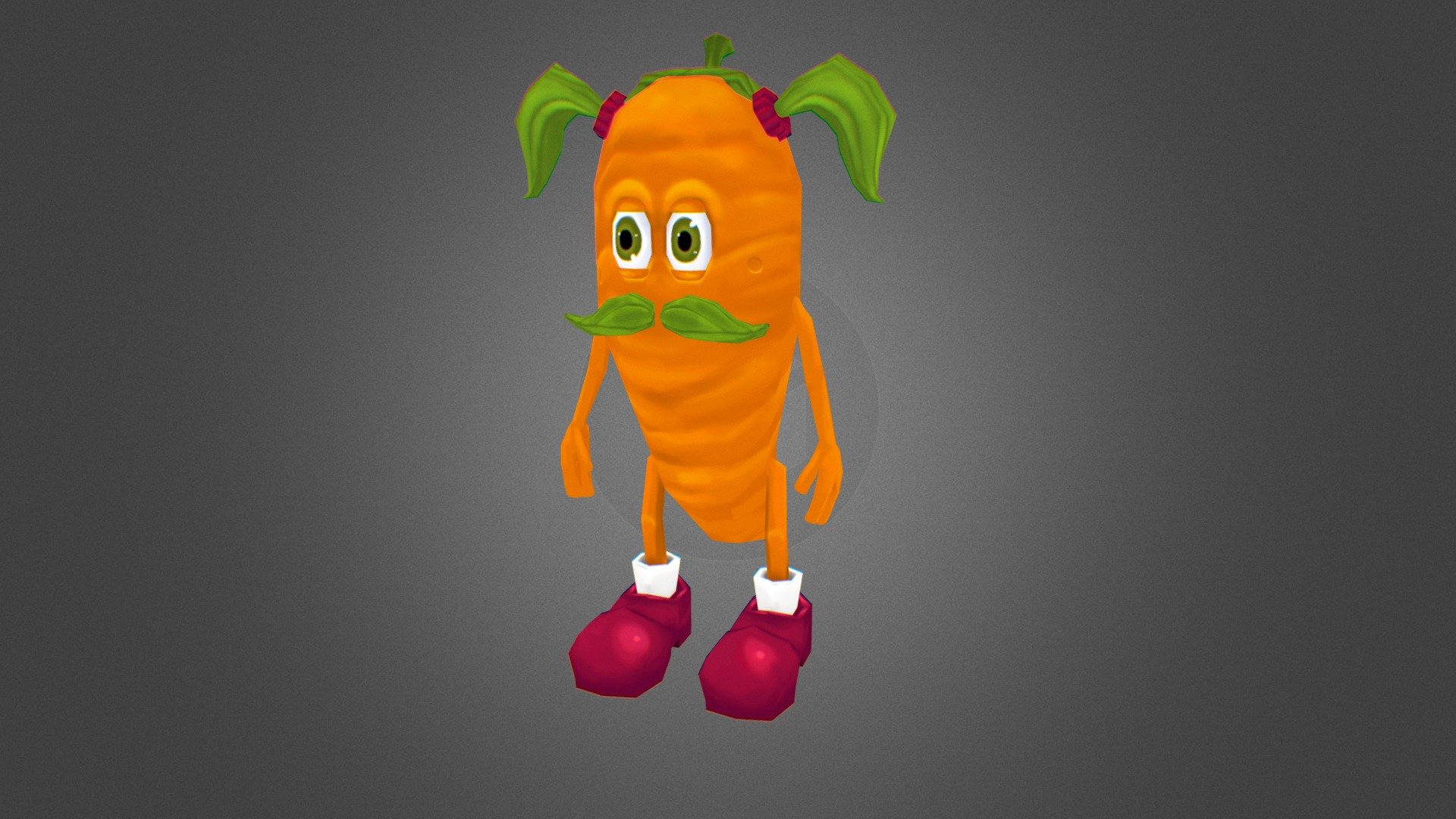 Trying to get out of my confort zone with this character. For a first try in a low-poly animated model, I like how this one came out - Cenourito - 3D model by Miguel Ravagnani (@ornitorrinco_on_fire) 3d model