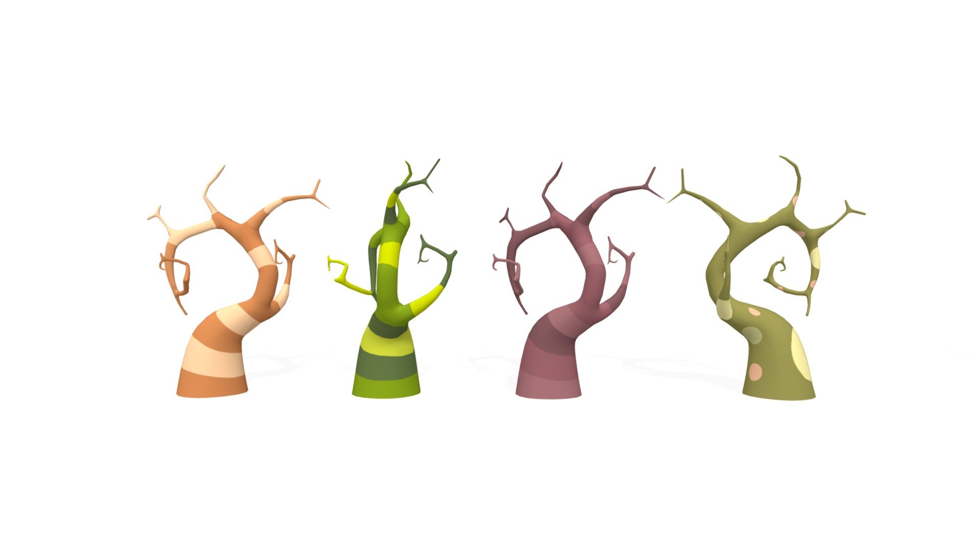 Part of the Toon Nature Set   &gt;&gt;   https://skfb.ly/6uTHI - Toon Tree 02 - Download Free 3D model by Sergio Sotomayor (@sergiosotomayor) 3d model