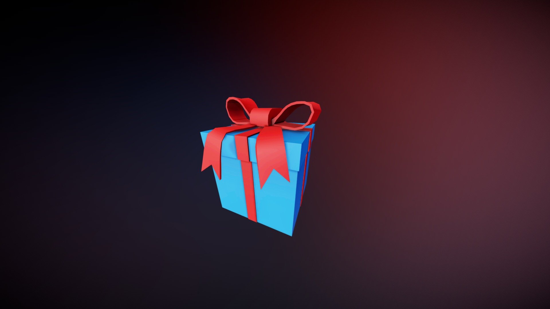 Animated gift exploding open, early stages&hellip; needs particles, etc 3d model