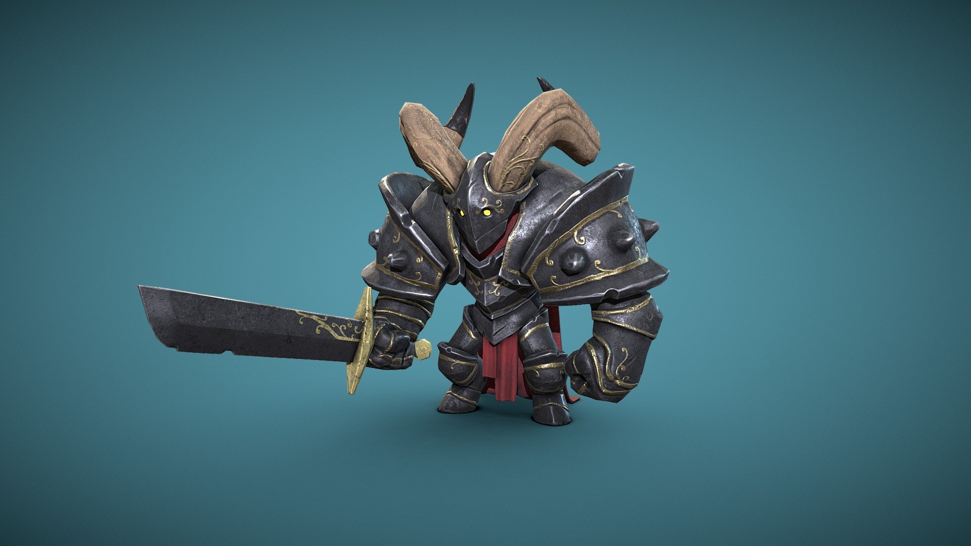 the course itself: https://www.artstation.com/marketplace/p/YdgB/absolute-beginners-substance-painter-course?utm_source=artstation&amp;utm_medium=referral&amp;utm_campaign=homepage&amp;utm_term=marketplace

This is a knight that i made in Zbrush for the Absolute beginner Zbrush course, then retopologized and UV unwrapped in Absolute beginners retopology and UV unwrap in 3dsMax course and finally textured in Substance painter in the Absolute beginners Substance painter course :). 

Zbrush course: https://www.udemy.com/course/absolute-beginners-zbrush-course/?referralCode=91D29CEE5EB077868A8F
Retopology course: https://www.udemy.com/course/absolute-beginners-retopology-and-uv-unwrapping-in-3dsmax/?referralCode=4BD769C97086CD6D4092
Substance painter course: Almost done! - Knight Substance Painter course - 3D model by nikohard 3d model