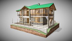 Sersale Residence unwrap, guesthouse, pbr, house, building
