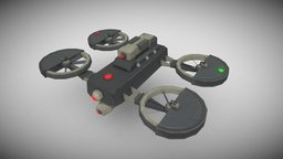 Drone unityasset, modeling, 3d, blender, 3dmodel