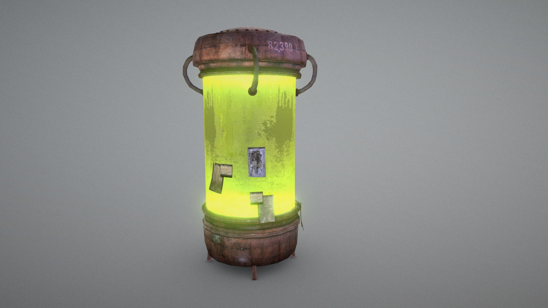 The idea for this model was from my first 3d assignment &ldquo;Abandoned Laboratory