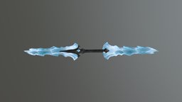 Ice Hearted two-hand Sword ice, game-art, evolution, game-prop, 3d-model, game-asset, game-model, weapon-3dmodel, 3d-asset, two-handed-sword, substancepainter, substance, weapon, maya, zbrush, sword, fantasy, magic, blade, two-handed-sword-greatswords-sword