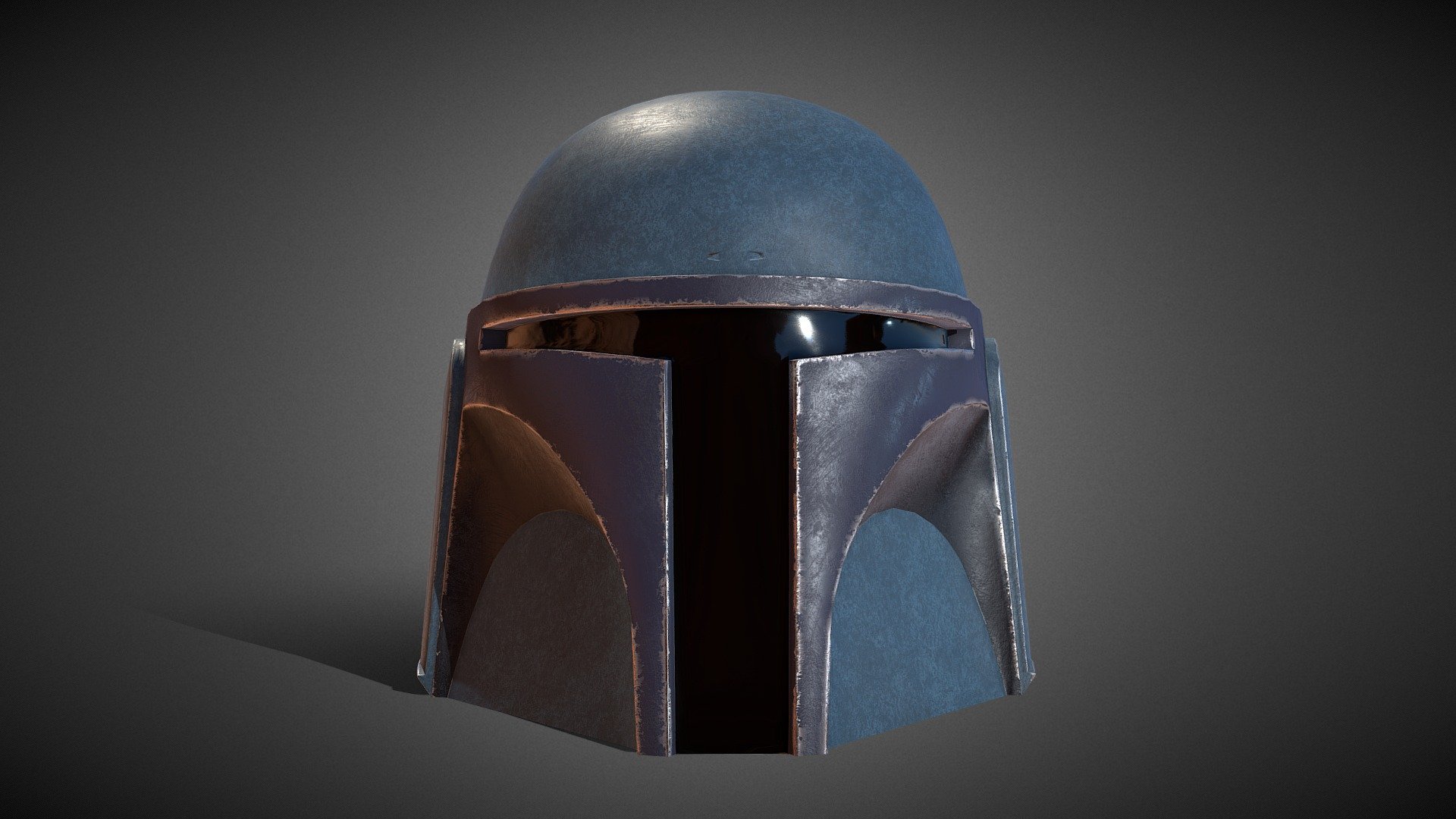DeathWatch helmet inspired by the Mandalorain Series - Mandalorian DeathWatch Helmet - Buy Royalty Free 3D model by ErickCG 3d model