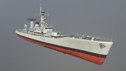 HMS Leander class frigate Type 12I battleship, missile, uk, naval, hms, fragata, watercraft, leander, seawolf, navy, royal, condell
