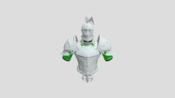 Favonious Knight mid poly armor