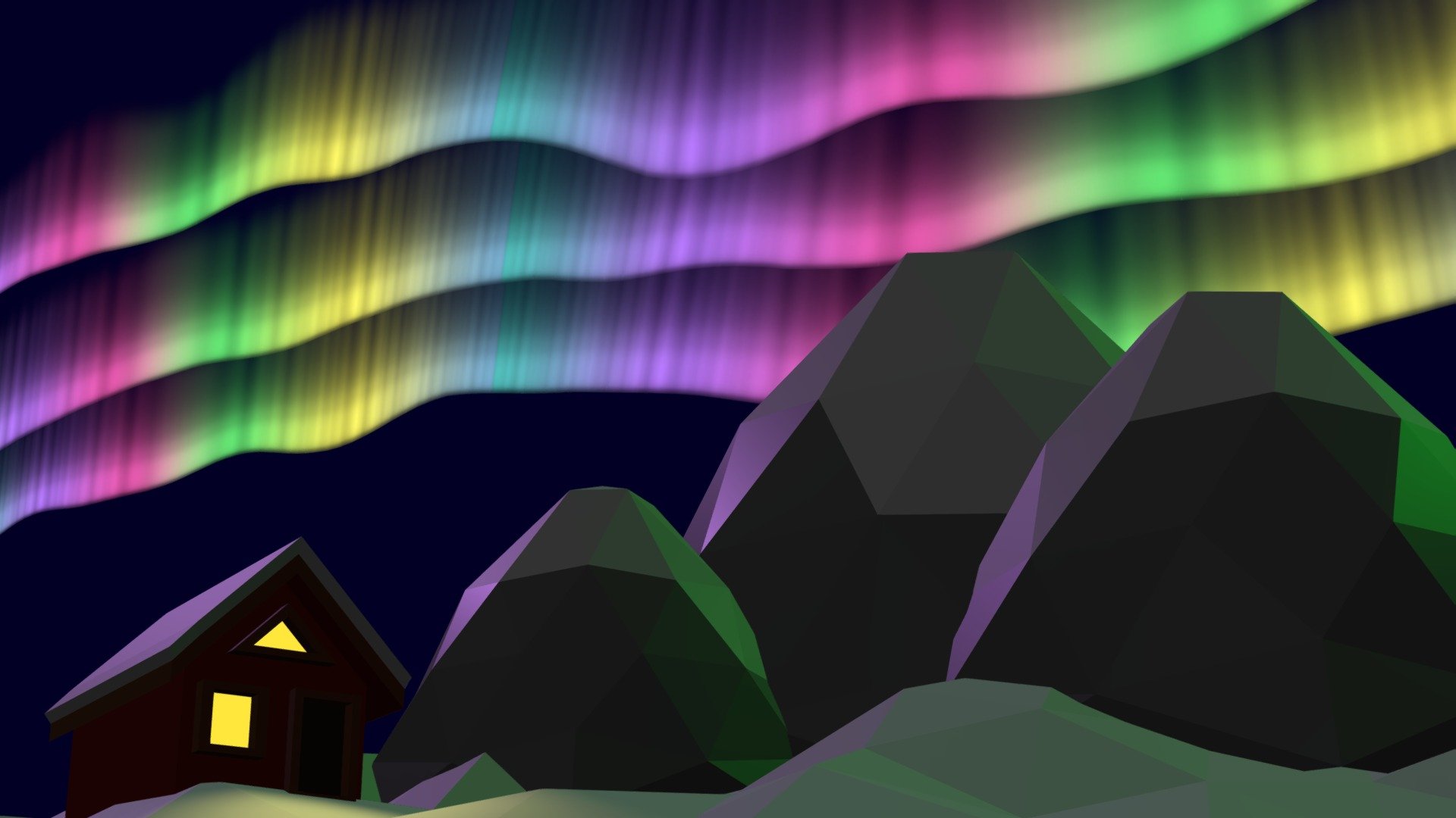 Sketchfab Weekly Challenge 2023  - Week 15 - Gradient


Also Known as Aurora Borealis. Seemed to be the perfect match for this weeks challenge so I made these. Not the most realistic but very light weight and easy to just drop in.

The textures can be dropped easily on your own planes too if the animation isn't required.

Original blend project file is included and separate gltf-files for the auroras are provided as additonal files in the download section 3d model
