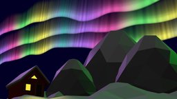 Northern Lights Pack sky, polar, arctic, stylized, noai, sketchfabweeklychallenge2023, week15