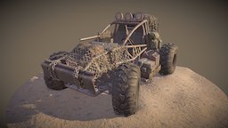 Buggy buggy, vehicle, gameart, substance-painter