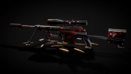 Cheytac M200 rifle, sniper, intervention, skinned, cheytac, m200, military, gun