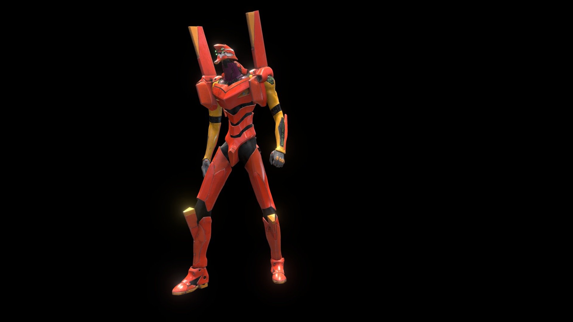 Just some Eva art - really needs some extra work on a lot of the parts, especially the feet; but I'm putting it down for now. Blender for everything except materials; that's substance 3d model