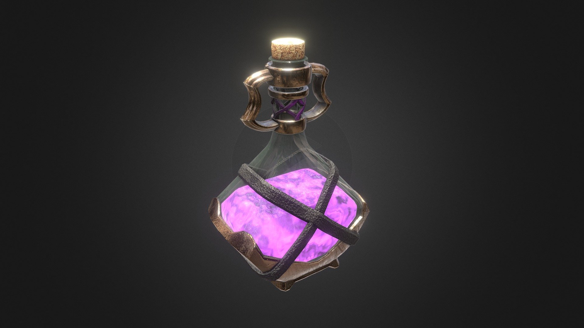 Simple  potion poison elixir for scene or game project.
(game ready asset)

You can purchase the complete pack here.


Tris: 10.092




Texture 2k

PBR Material.

No internal or hidden geometry.

Hand painted.

Free for use on any personal or commercial project.

If you need a personal customization please let me know in the comments.
Don't forget to check out our other uploads.

You can support our work purchasing one of our items.
Link in the bio 3d model