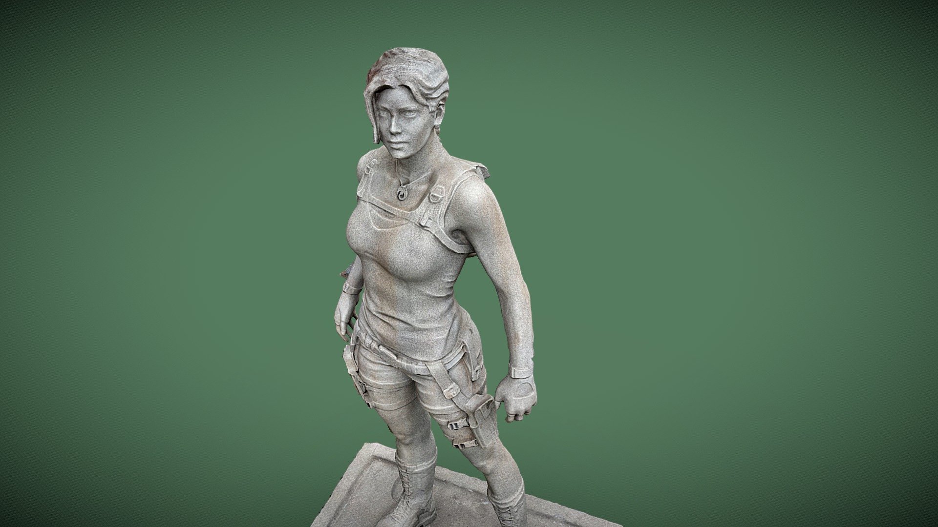 Created with Polycam - Lara Croft tomb raider - Buy Royalty Free 3D model by Alex Tench (@alex.harvey) 3d model