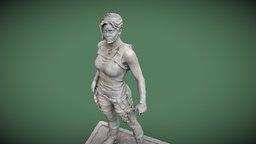 Lara Croft tomb raider polycam