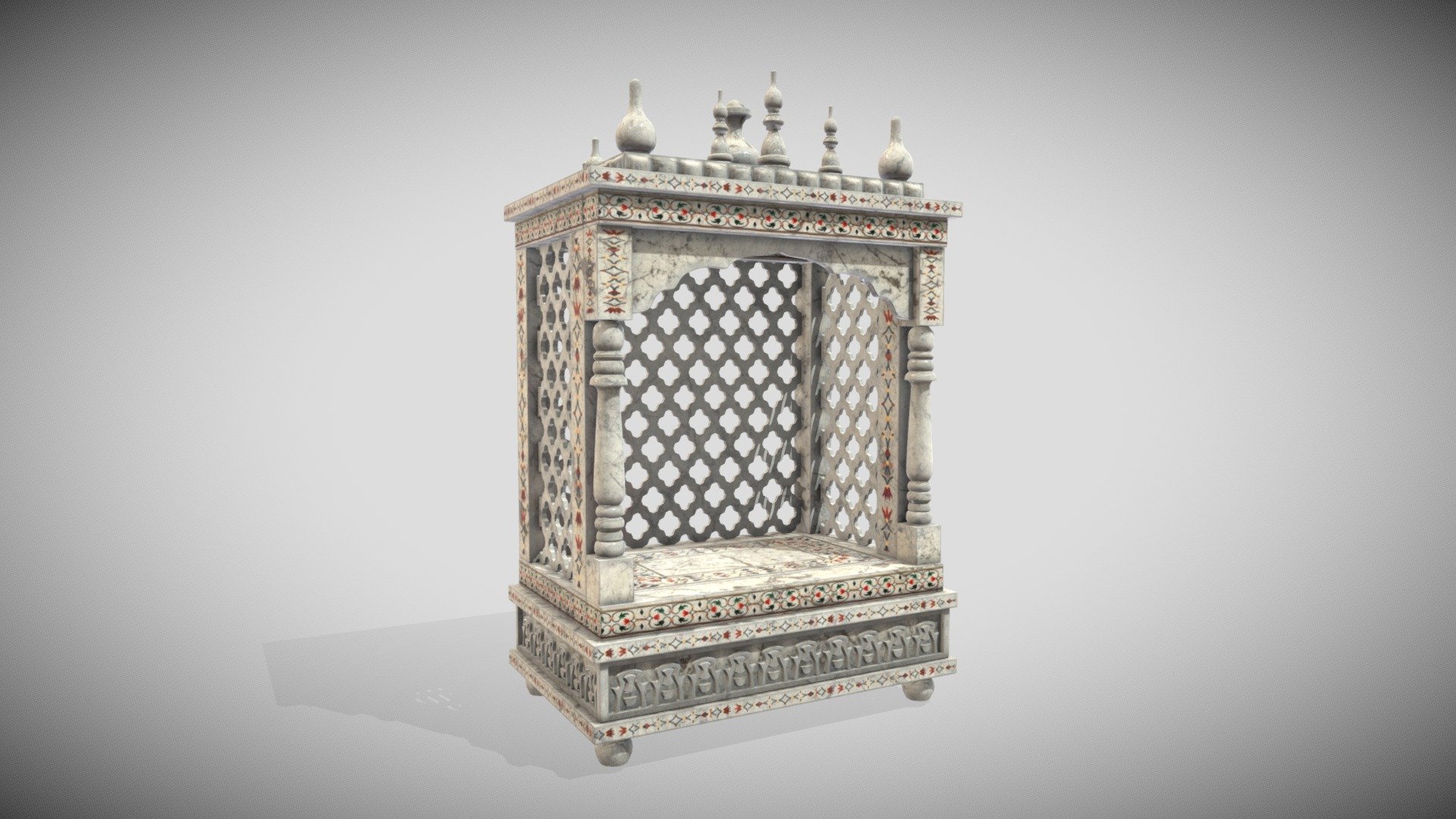 All in One Material 4k PBR Metalness
Quads - Smoothable - Home Mandir Marble - Teko - Buy Royalty Free 3D model by Francesco Coldesina (@topfrank2013) 3d model
