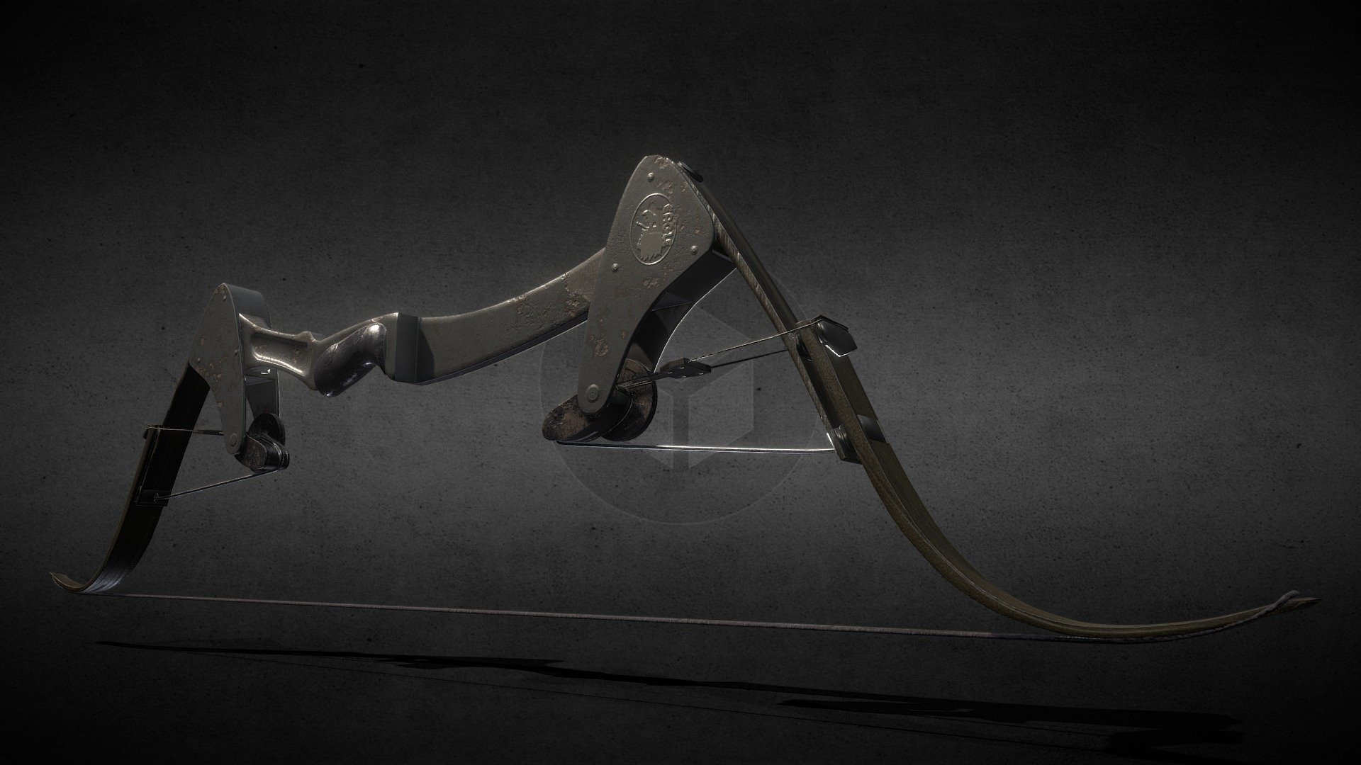 For my final month, I decided to model my favorite bow in my collection. Vintage, but highly attractive.

High resolution model for the first week.

Game resolution mesh for second week.

Textures applied. Wear added. Decals and details pending for final turn in.

Final Render with color corrections, updated UV layouts and resolution tweaks 3d model