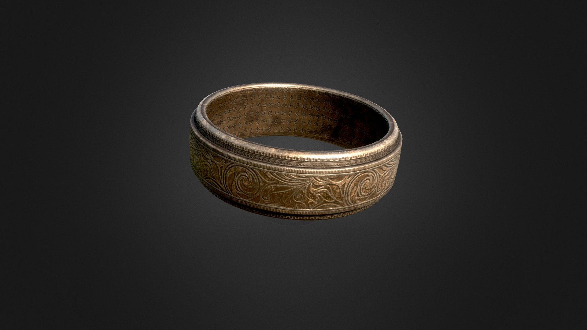 The ring of fates, the ring of noobs 3d model