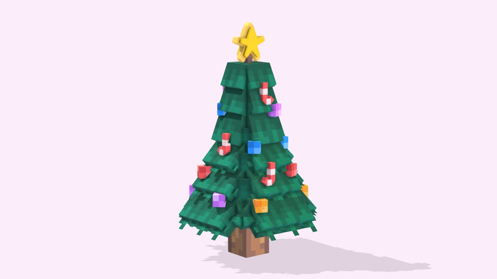 Christmas Tree - 3D model by AyrinMen 3d model