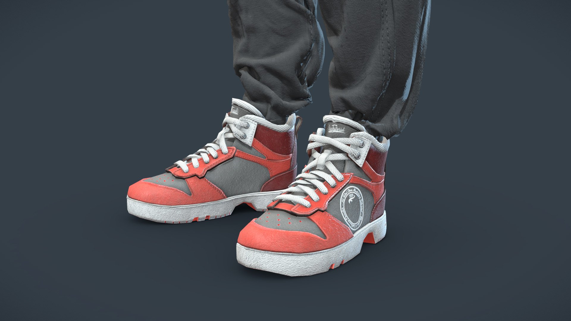 3D Sneakers created using Blender 2.8 and Substance Painter 3d model