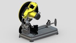 Chop Saw Machine Tool kit, saw, tape, hammer, set, screw, complete, tools, generic, new, big, collection, wrench, vr, ar, pliers, realistic, tool, old, machine, screwdriver, toolbox, stanley, vise, gardening, dewalt, asset, game, 3d, low, poly, axe, hand