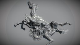 horse no more anatomy, sculpting, flesh