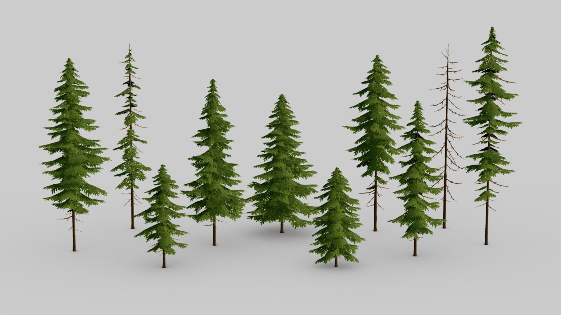 A Textured Low-poly, Cartoonish, Stylized trees using PBR Materials, With an Optimization for game-ready in mind.

All Texture resolution is 1K for scalability purposes. Please adjust the texture resolution to support low-end hardware compatibility.

Every Mesh, Texture, and Material is a fully Named convention for easy organization and expandable.

Real time rendering in marmoset toolbag .

File Formats : .FBX /.OBJ

Real world scale / Unit System in blender : Metri(Meters) / Unit Scale : 1.0

( Texture Size : 1024 x 1024 ).png


MaterialName_BaseColor

MaterialName_Roughness

MaterialName_Normal

MaterialName_OpacityMask - Model_G90 - 3D model by OHOW 3d model