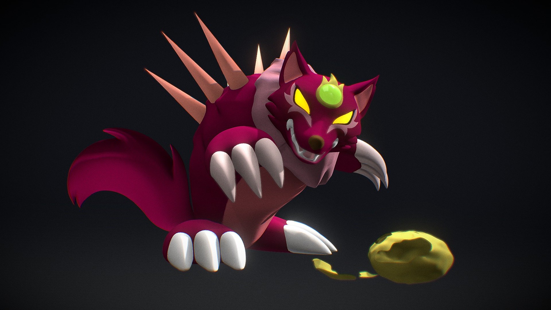This is Chilidog (Wolfwrath) from the anime Hoshi no Kaabii.
Hope you like it!:D
HERE the cycles render version - Chilidog (Wolfwrath) - 3D model by Wolfwrathknight 3d model