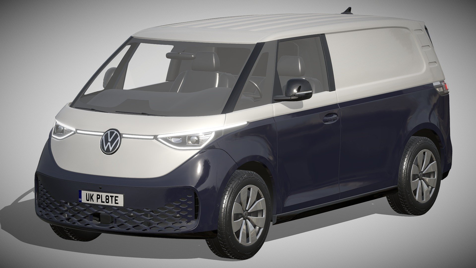 Volkswagen ID. Buzz Cargo 2023

https://www.volkswagen-nutzfahrzeuge.de/de/modelle/id-buzz.html

Clean geometry Light weight model, yet completely detailed for HI-Res renders. Use for movies, Advertisements or games

Corona render and materials

All textures include in *.rar files

Lighting setup is not included in the file! - Volkswagen ID. Buzz Cargo 2023 - Buy Royalty Free 3D model by zifir3d 3d model