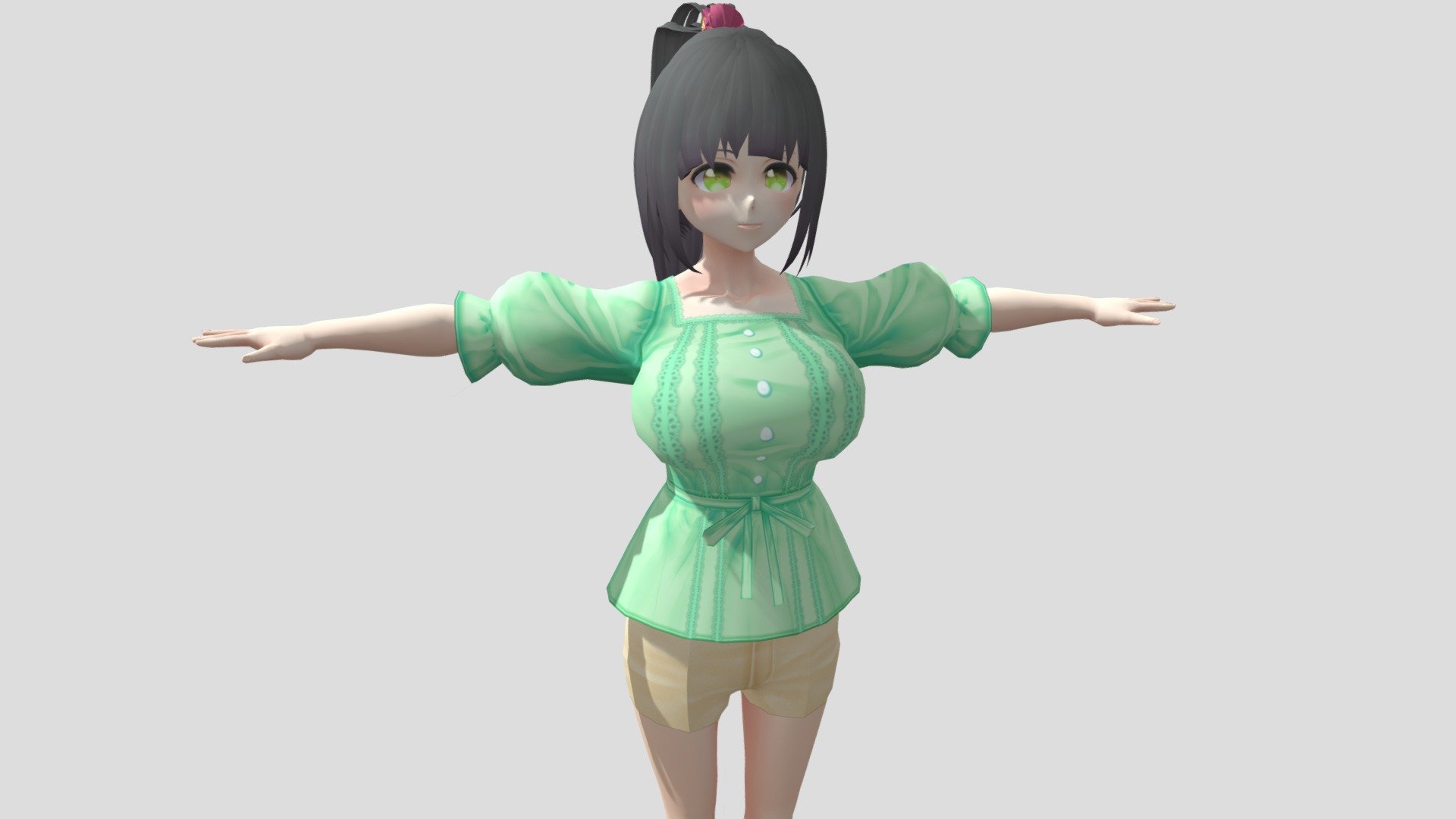 Model preview



This character model belongs to Japanese anime style, all models has been converted into fbx file using blender, users can add their favorite animations on mixamo website, then apply to unity versions above 2019



Character : Janna

Verts:18366

Tris:26192

Sixteen textures for the character



This package contains VRM files, which can make the character module more refined, please refer to the manual for details



▶Commercial use allowed

▶Forbid secondary sales



Welcome add my website to credit :

Sketchfab

Pixiv

VRoidHub
 - 【Anime Character】Janna (V2/Unity 3D) - Buy Royalty Free 3D model by 3D動漫風角色屋 / 3D Anime Character Store (@alex94i60) 3d model