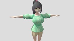 【Anime Character】Janna (V2/Unity 3D)