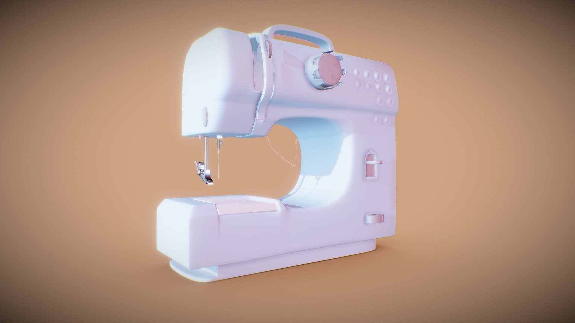 Sewing_Machine - Download Free 3D model by Ziaraallman_3D (@Ziaraallman) 3d model