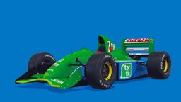 Cartoon Formula 1991 formula, toy, ford, vintage, retro, jordan, 1991, 7up, cartoon, car, 1, race