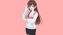 Chizuru Mizuhara (Rent-A-Girlfriend) animecharacter, rentagirlfriend