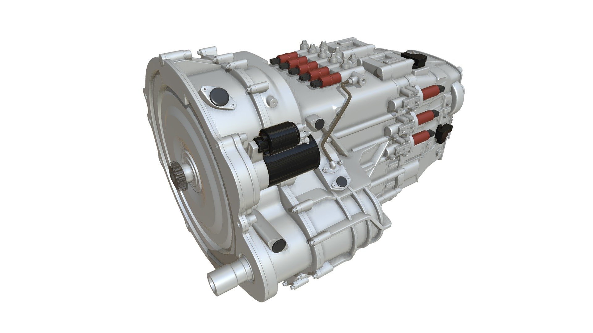 High quality 3d model of transmission 3d model