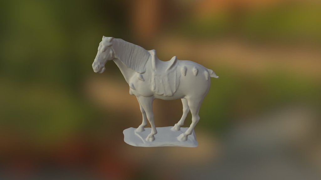 Figure Of A Horse - 3D model by FacFox (@michaeledi) 3d model