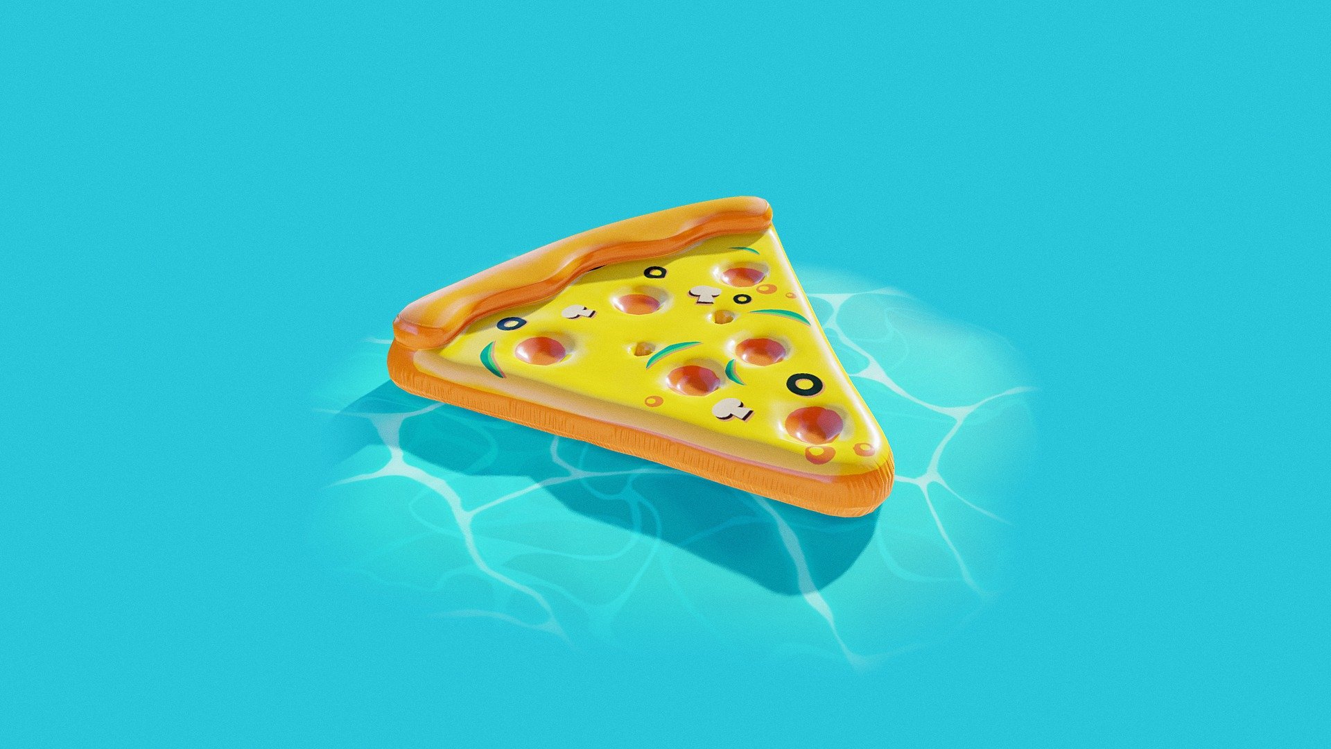 Inflatable Pizza Pool Float 

Formats -Max -3DS -OBJ -FBX - Inflatable Pizza - Buy Royalty Free 3D model by msanjurj 3d model