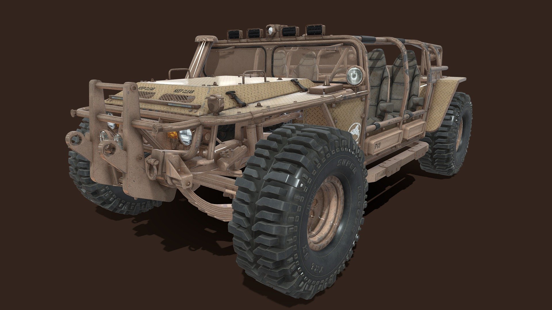 Warthog A2 - Buy Royalty Free 3D model by yankobe (@yankobe.do) 3d model