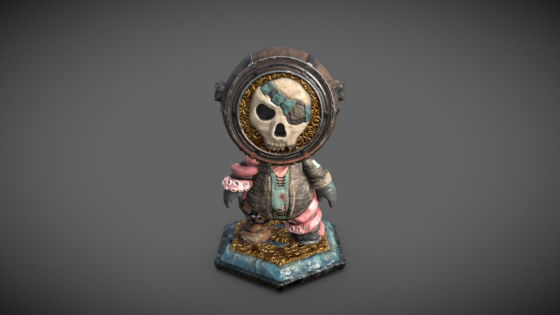 My first Substance Painter project.
It was a challenging but rewarding project which made me much more confident to use Substance Painter.
Full res renders on my ArtStation : https://www.artstation.com/artwork/8bENdQ - Gold Seeker - Substance 3D Painter - 3D model by yanima_ 3d model