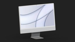 Apple iMac 2021 PBR Realistic macintosh, office, scene, room, imac, computer, device, lcd, mac, apple, pc, desk, visual, monitor, electronic, electronics, desktop, display, equipment, panel, realistic, retina, graphics, workspace, macbook, 2021, asset, game, 3d, pbr, low, poly, home, digital, screen