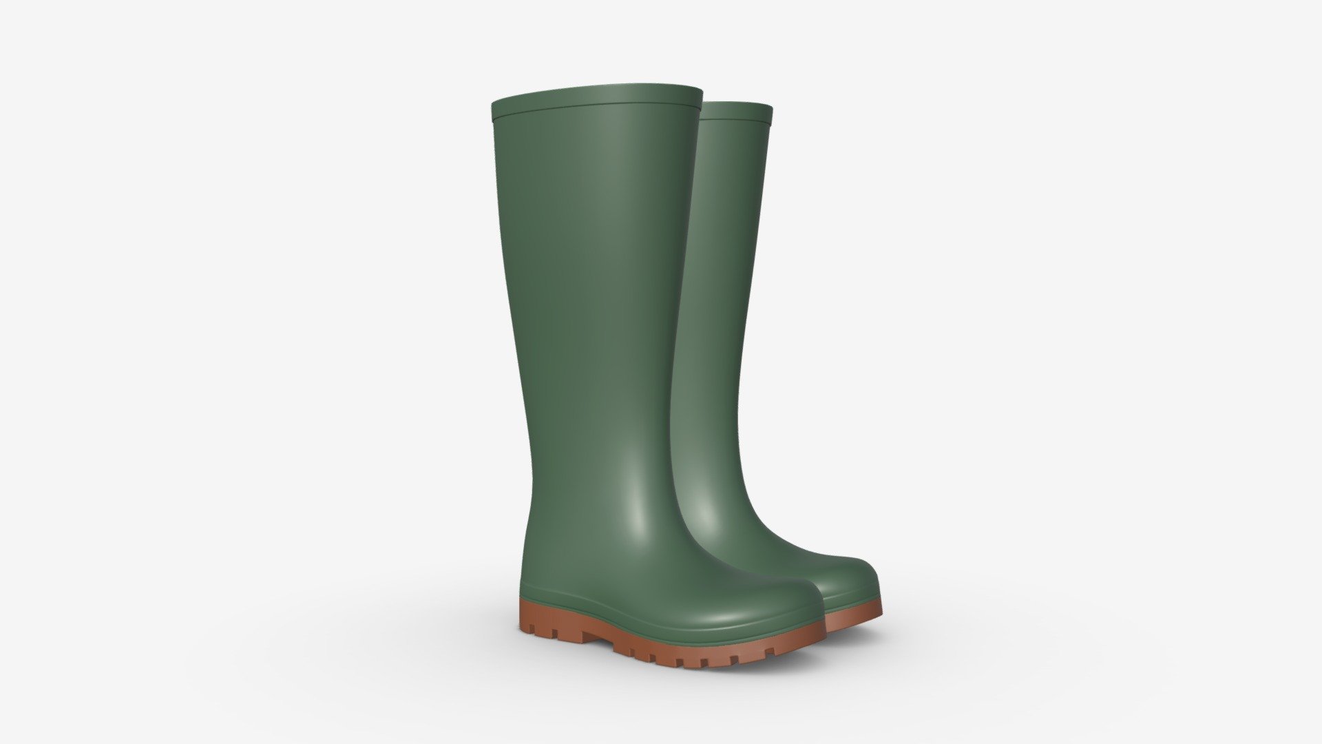 Waterproof rubber boots - Buy Royalty Free 3D model by HQ3DMOD (@AivisAstics) 3d model