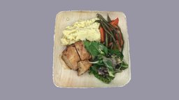 LUNCH — ROASTED GRIGGSTOWN CHICKEN BREAST food, lunch, recap360, insidesketchfab, photogrammetry, scan