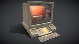 Retro Scifi computer