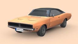 Dodge Charger RT 1969 power, vehicles, tire, cars, drive, sedan, charger, luxury, speed, sports, automotive, sportscar, dodge, rt, coupe, dodge-charger, muslce, vehicle, lowpoly, car, charger-rt