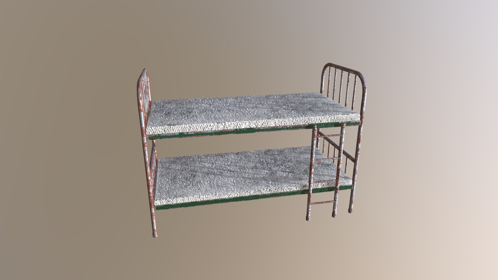Prison Bunk Bed - Download Free 3D model by Mihai (@mmike0) 3d model