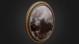 Old Oval Mirror