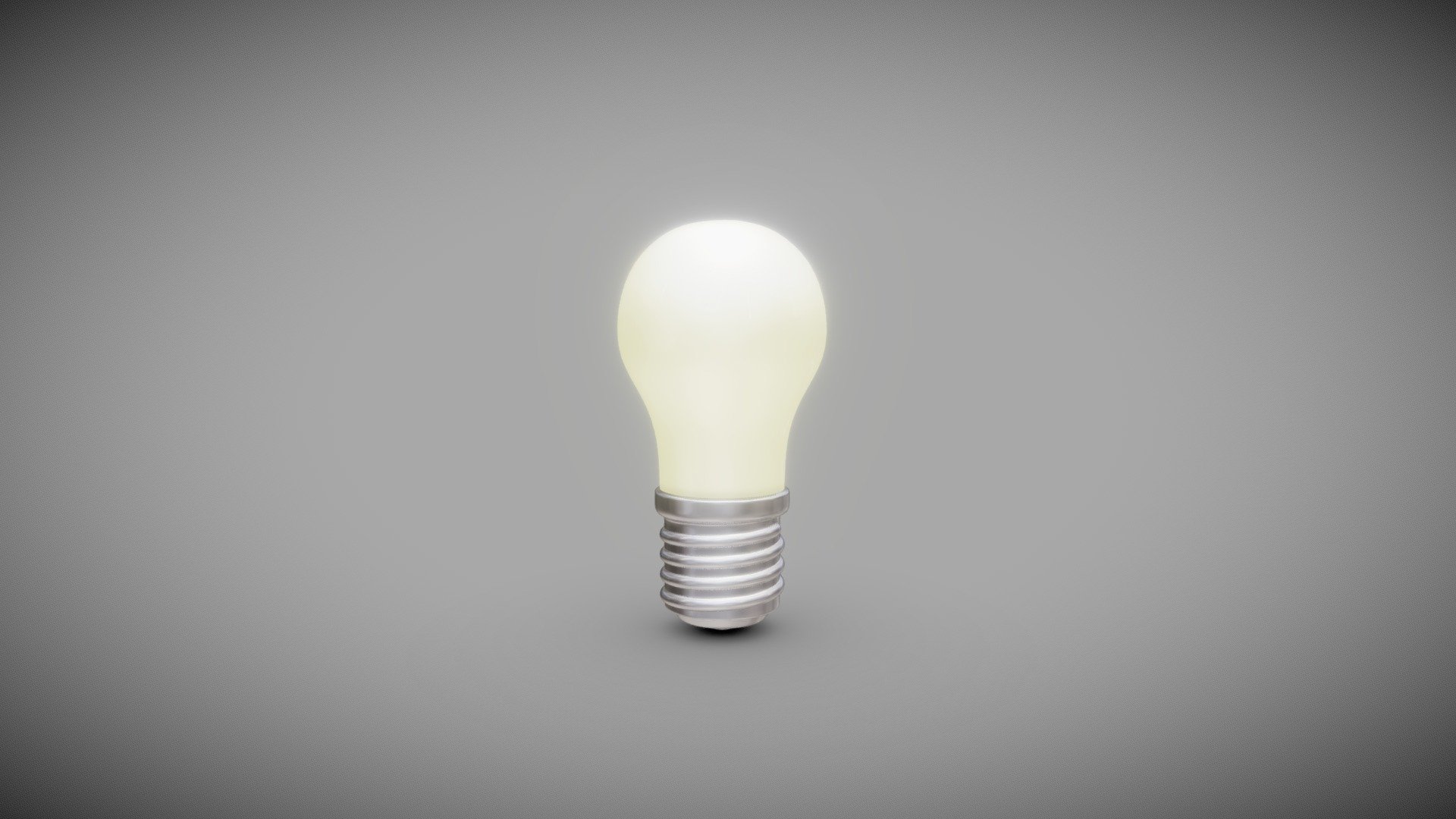 Lightbulb with opaque glass bulb - Light Bulb - Buy Royalty Free 3D model by joshopel 3d model