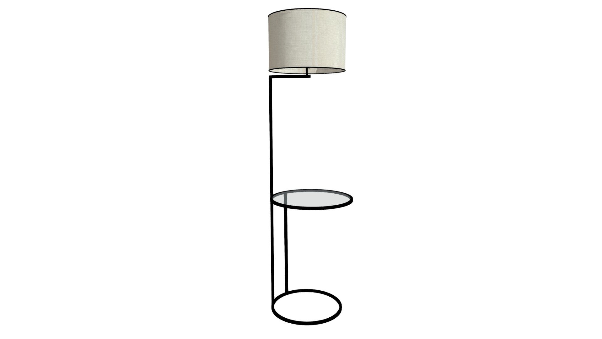 With slim clean lines and an architectural feel our Swift floor lamp does double duty as floor lamp and small round end table.  Seamlessly blending it's modest frame from base, to table to shade. The abstract lines make this classic look perfect for hotel guest rooms, living rooms or study. Bulbs not included. Bulbs sold seperately, Max Watt 60 W, Size E26, Type A19.    www.zuomod.com/swift-floor-lamp - Swift Floor Lamp - 50313 - Buy Royalty Free 3D model by Zuo Modern (@zuo) 3d model