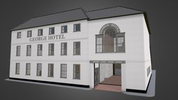 The George Hotel, Axminster hotel, rhinoceros, england, uk, 3d-mapping, refurbishment, rhino5, listedbuilding, architecture